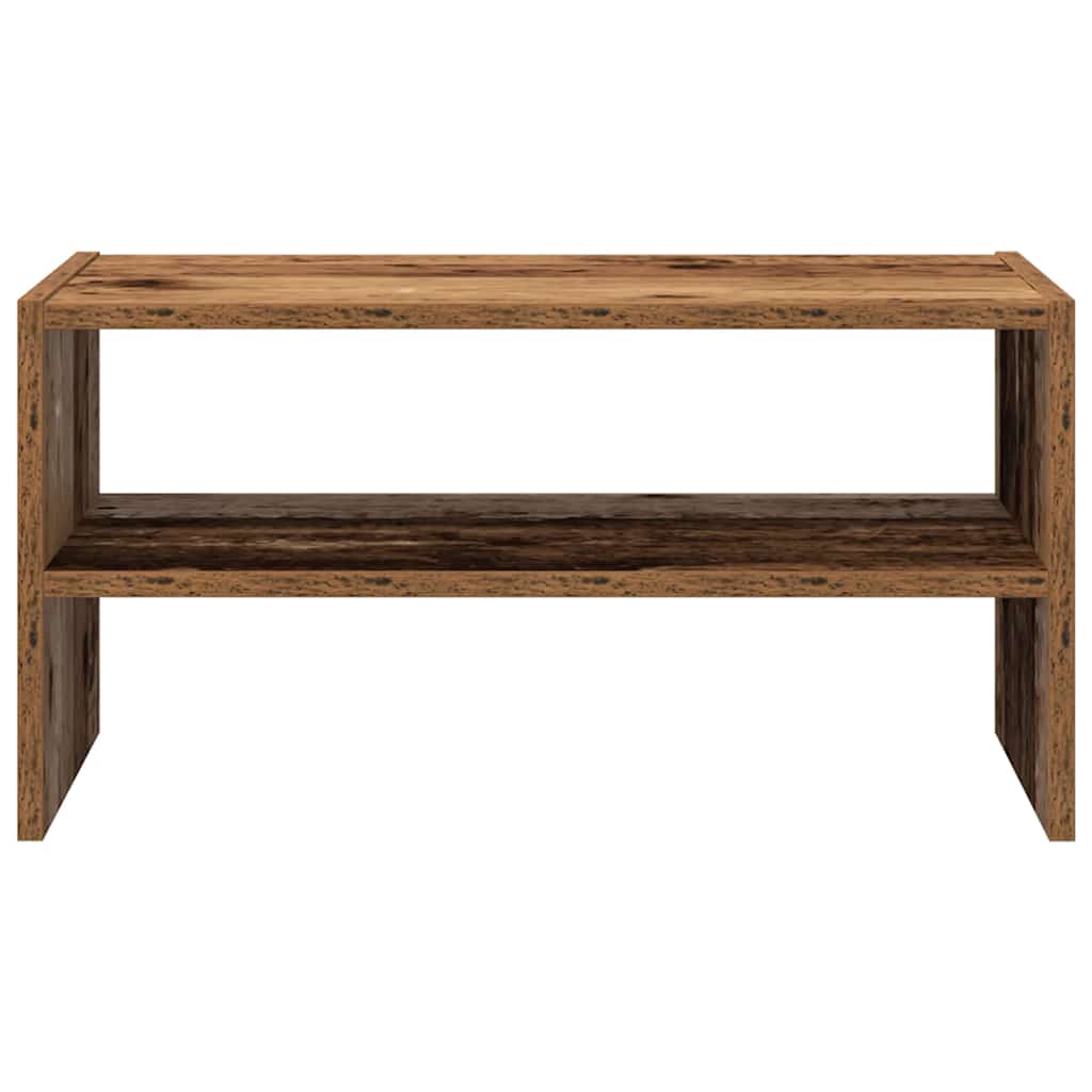 vidaXL Ράφι παπουτσιών στοιβαζόμενο από παλιό ξύλο 60x30x30,5 cm