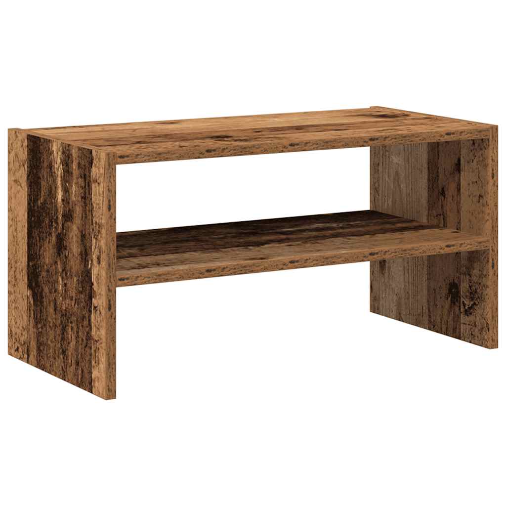 vidaXL Ράφι παπουτσιών στοιβαζόμενο από παλιό ξύλο 60x30x30,5 cm