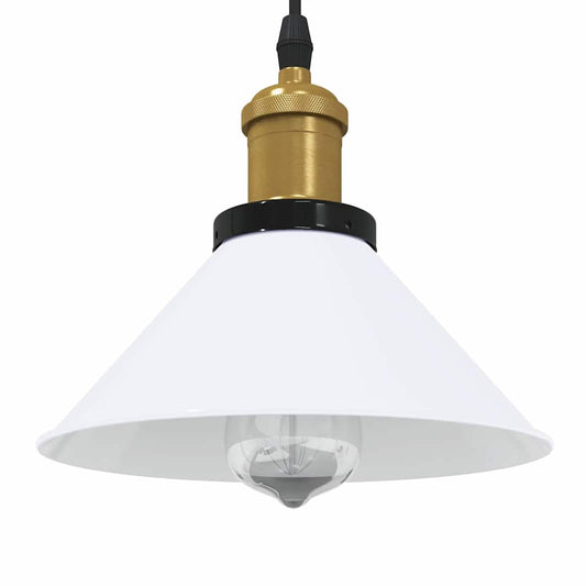 vidaXL Κρεμαστό φωτιστικό ρυθμιζόμενου ύψους E27 Ø 22 cm Μεταλλικό