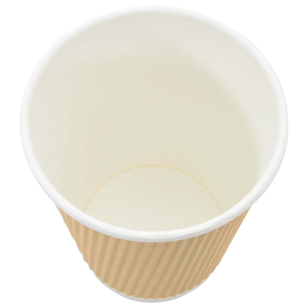 vidaXL Χάρτινα ποτήρια καφέ 500 τεμάχια 12oz 300ml καφέ