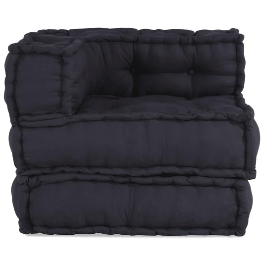 vidaXL Modular Pouffe Anthracite 70x70x54 ύφασμα