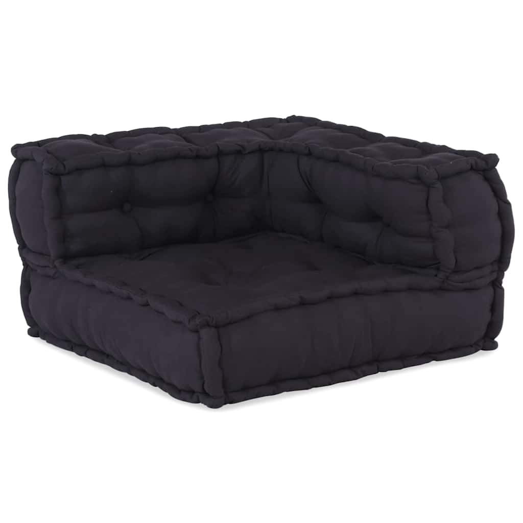 vidaXL Modular Pouffe Anthracite 70x70x54 ύφασμα