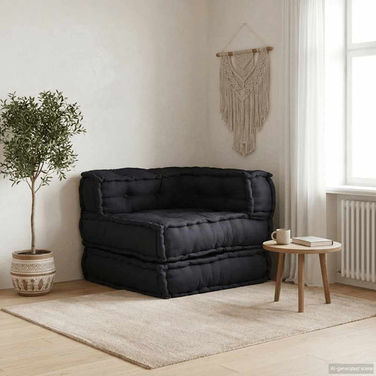 vidaXL Μοντέρνο Καναπέ-Σετ Ανθρακί 70x70x54 Ύφασμα