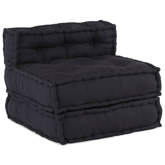 vidaXL Modular Pouffe Anthracite 70x70x54 ύφασμα