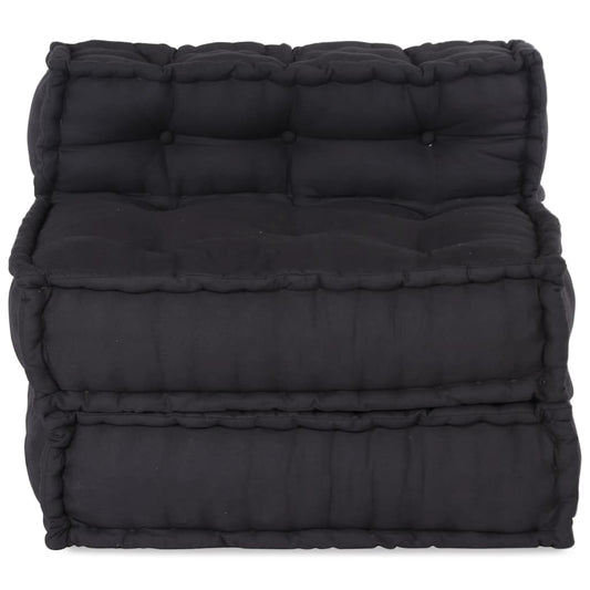 vidaXL Modular Pouffe Anthracite 70x70x54 ύφασμα