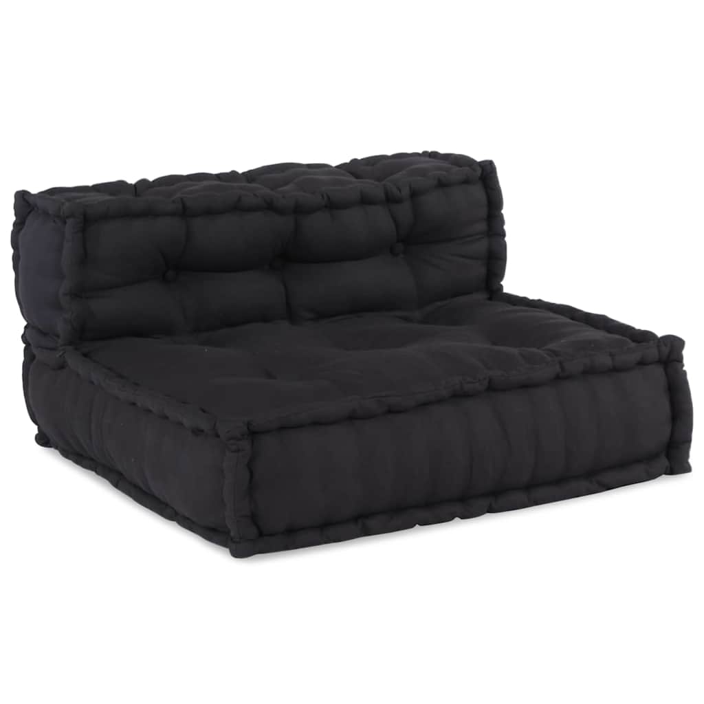 vidaXL Modular Pouffe Anthracite 70x70x54 ύφασμα