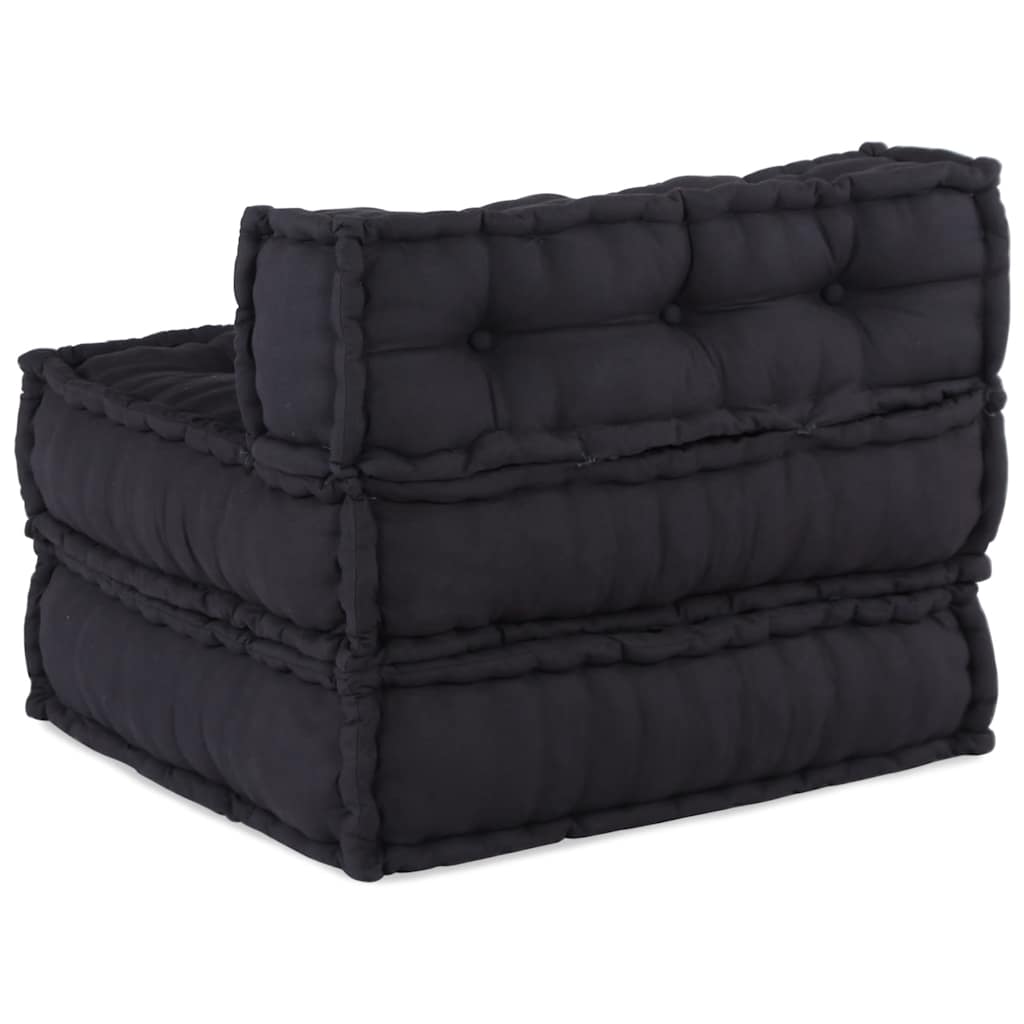 vidaXL Modular Pouffe Anthracite 70x70x54 ύφασμα