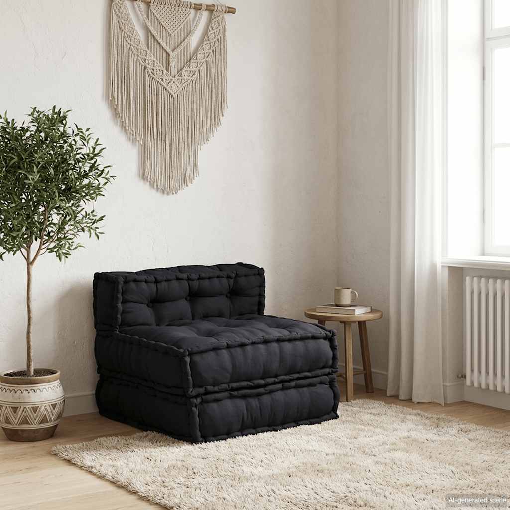 vidaXL Μοντέρνο Καναπέ-Σετ Ανθρακί 70x70x54 Ύφασμα
