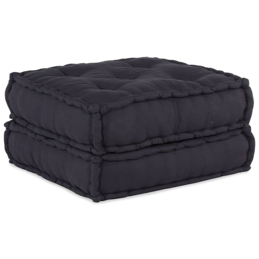 vidaXL Modular Pouffe Anthracite 70x70x36 ύφασμα