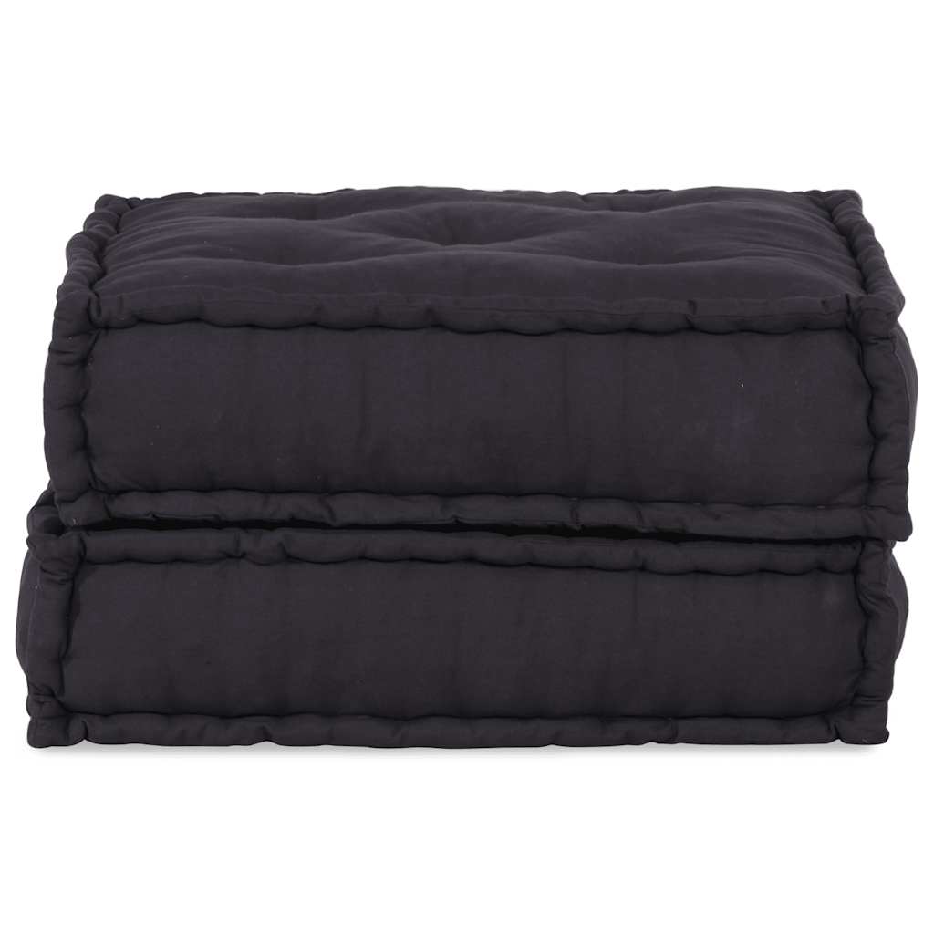 vidaXL Modular Pouffe Anthracite 70x70x36 ύφασμα