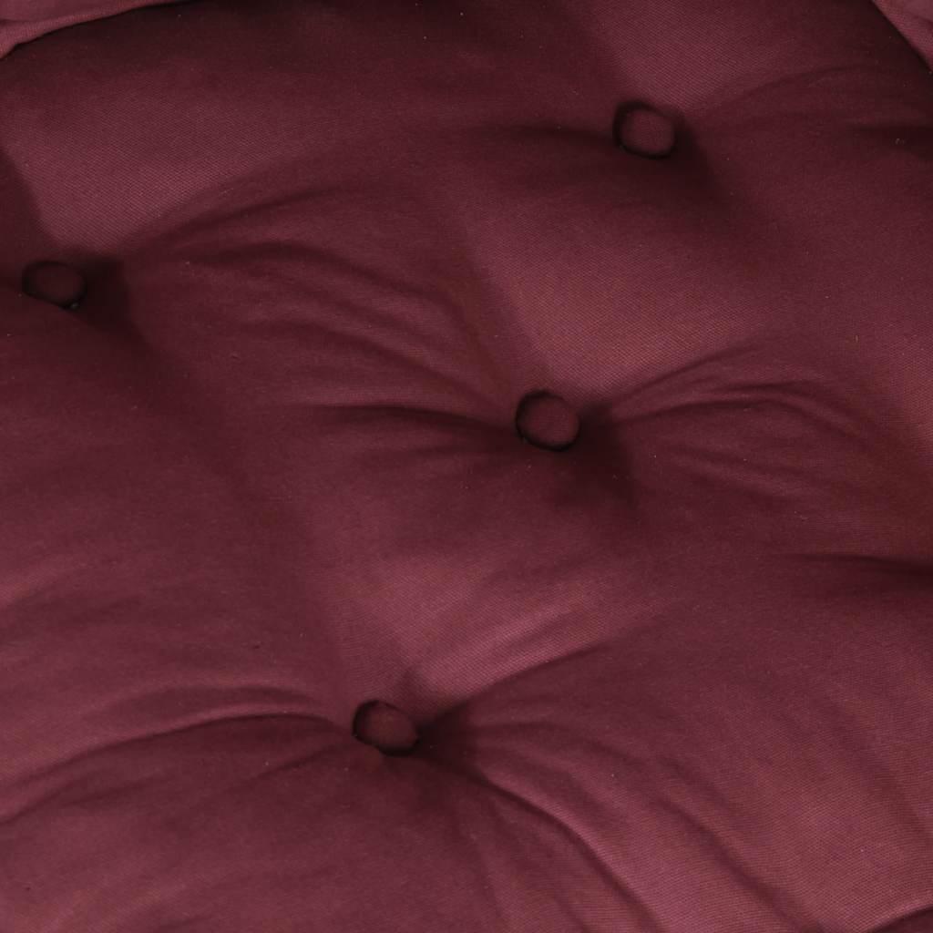 vidaXL Modular Pouffe Maroon 70x70x54 ύφασμα