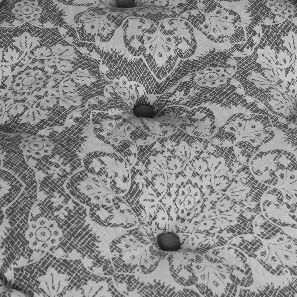 vidaXL Αρθρωτός Καναπές Γεωμετρικό Ανοιχτό γκρι 70 x 70 x 36 εκ ύφασμα