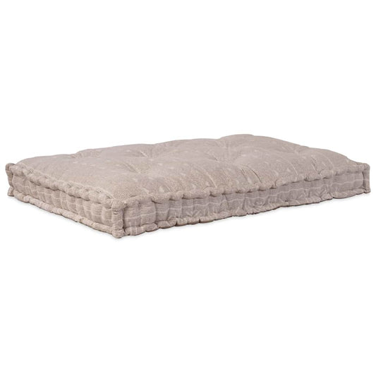 vidaXL Μαξιλάρι για καναπέ παλέτας Ανοιχτό καφέ ύφασμα