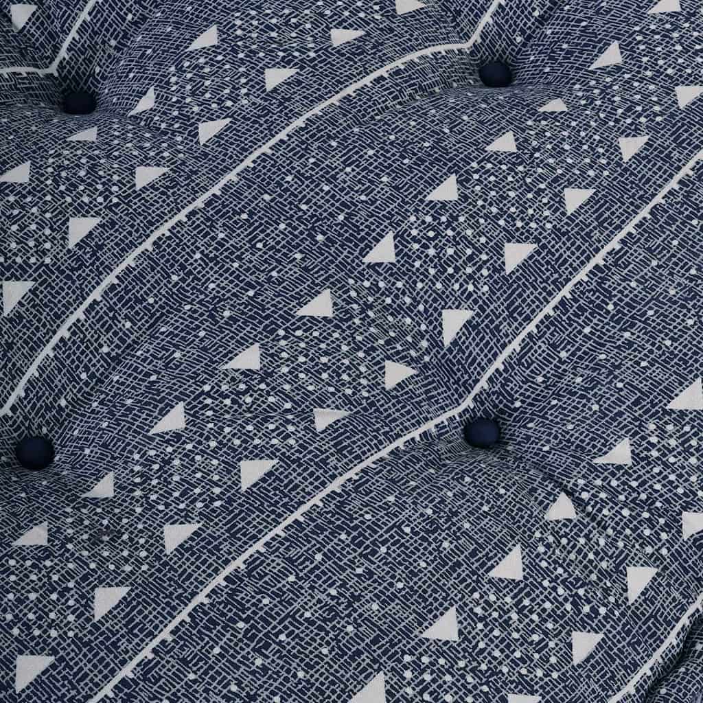 vidaXL Μαξιλάρι για καναπέ παλέτας Σχέδιο Ινδigo ύφασμα