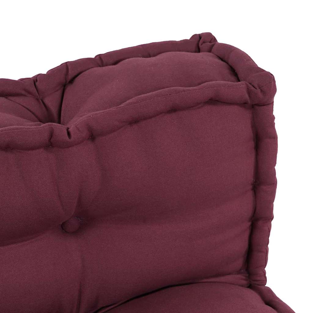 vidaXL Μαξιλάρι για καναπέ παλέτας 2 pcs Καφετί 120 x 80 x 38 εκ.