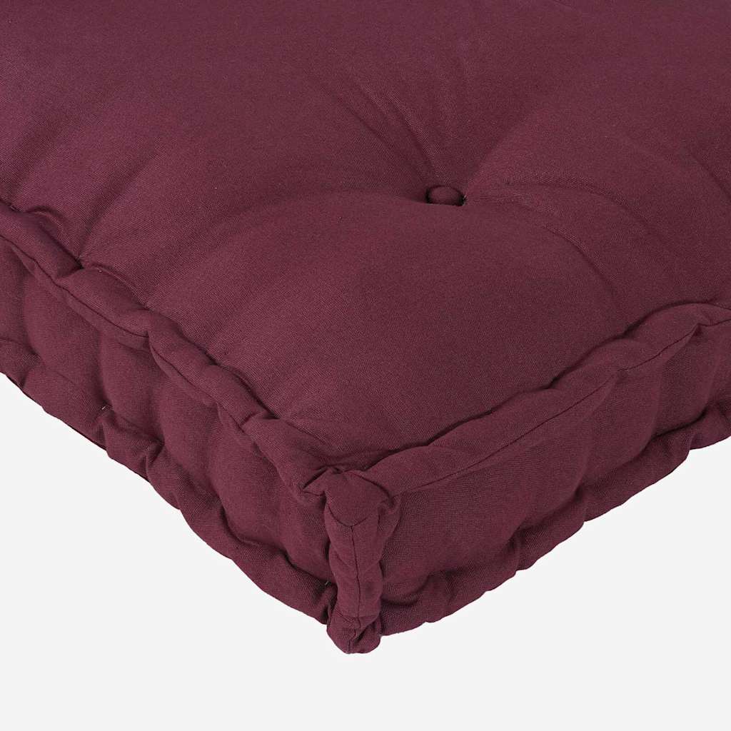 vidaXL Μαξιλάρι για καναπέ παλέτας Καφετί 120 x 80 x 12 cm Ύφασμα