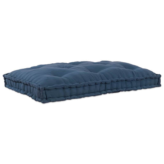 vidaXL Μαξιλάρι για καναπέ παλέτας Ινδικο 120 x 80 x 12 cm Ύφασμα