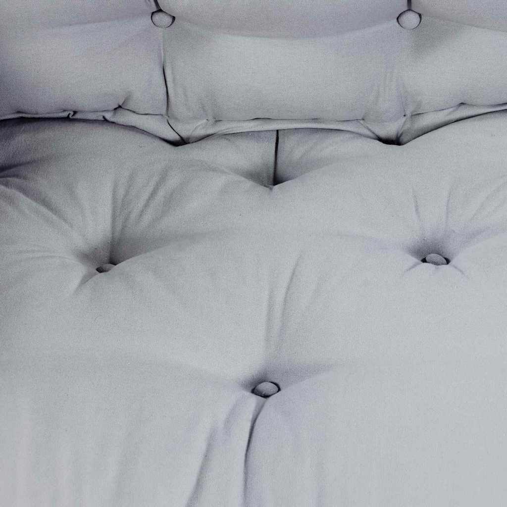 vidaXL Μαξιλάρι για καναπέ παλέτας Γκρι ύφασμα