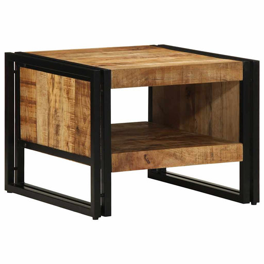vidaXL Τραπεζάκι σαλονιού 50x50x38 cm Στερεό ακατέργαστο ξύλο Mango