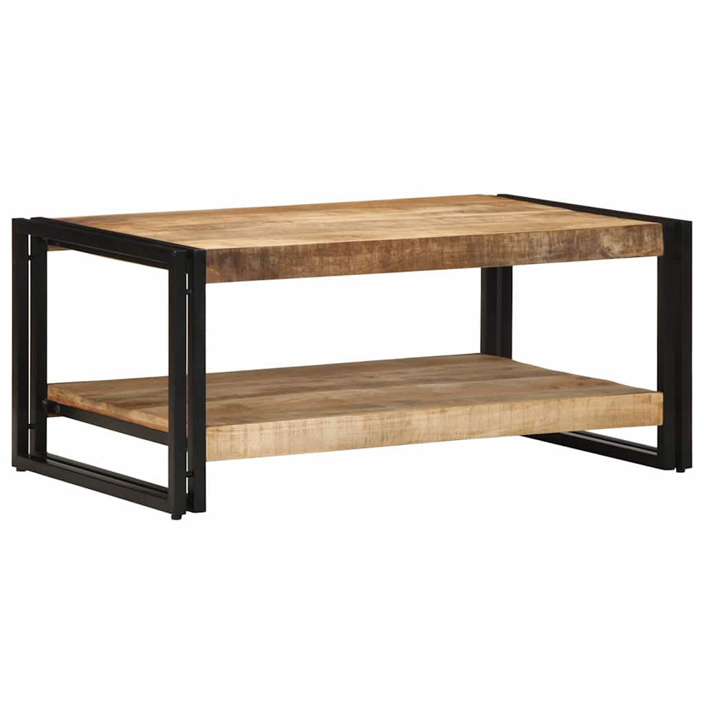 vidaXL Τραπεζάκι σαλονιού 90x50x38 cm Στερεό ακατέργαστο ξύλο Mango