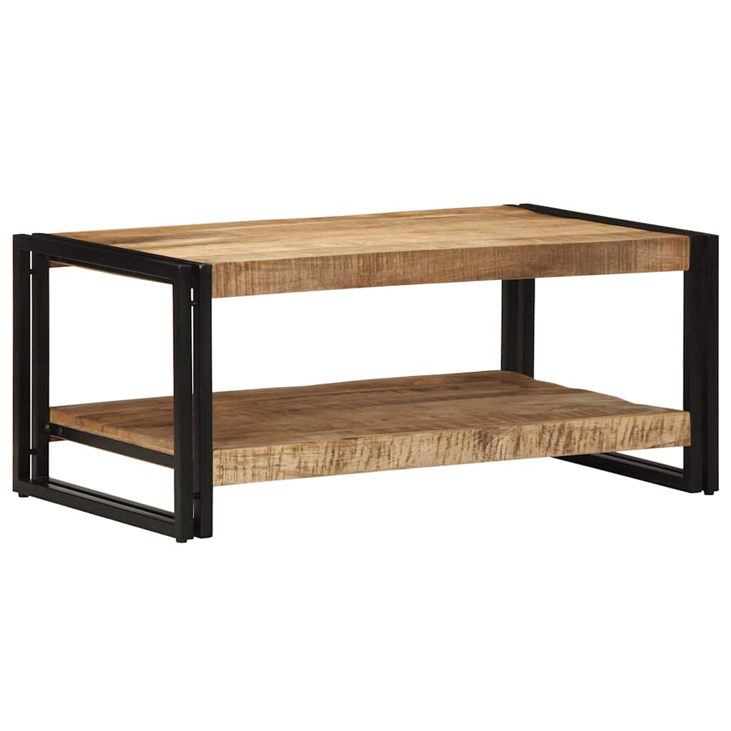 vidaXL Τραπεζάκι σαλονιού 90x50x38 cm Στερεό ακατέργαστο ξύλο Mango