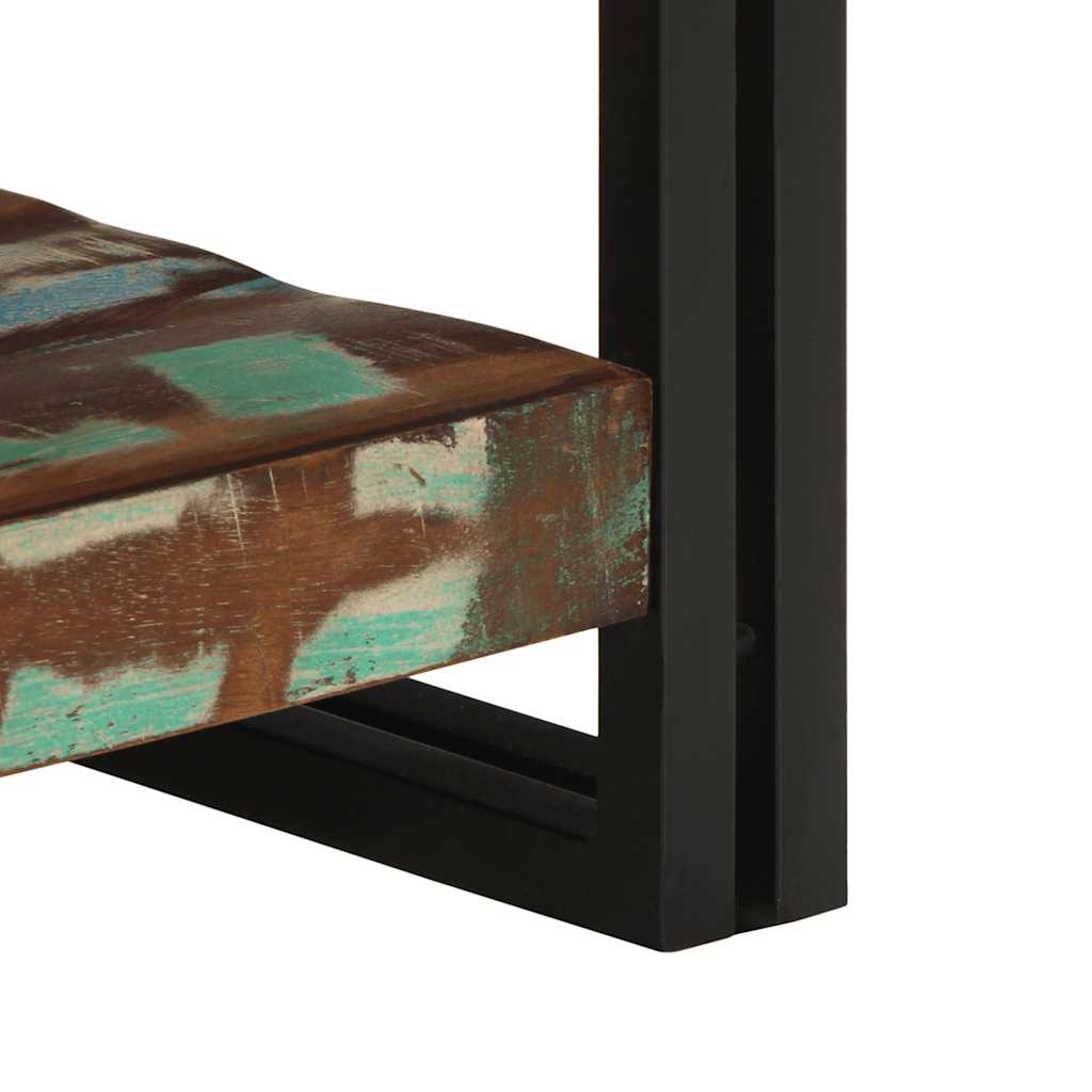 vidaXL Τραπεζάκι σαλονιού πολύχρωμο 50x50x38cm Ξύλο μασίφ αναγεννημένο