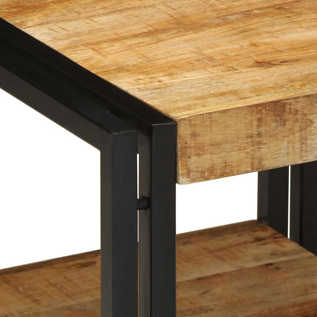 vidaXL Τραπεζάκι σαλονιού Καφέ 40 x 40 x 38 cm Στερεό ξύλο μάνγκο