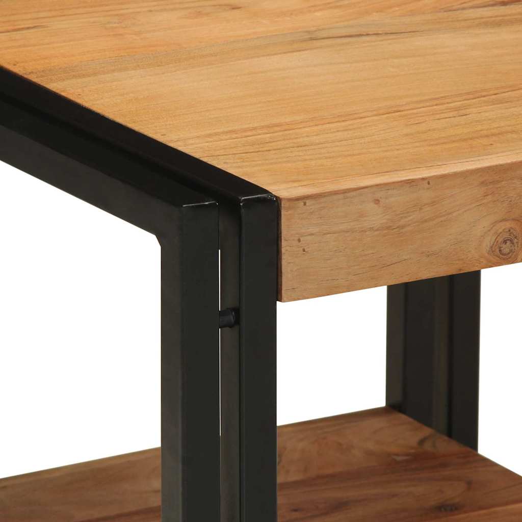 vidaXL Τραπεζάκι σαλονιού Καφέ 40 x 40 x 38 cm Στερεό Ξύλο Ακακίας
