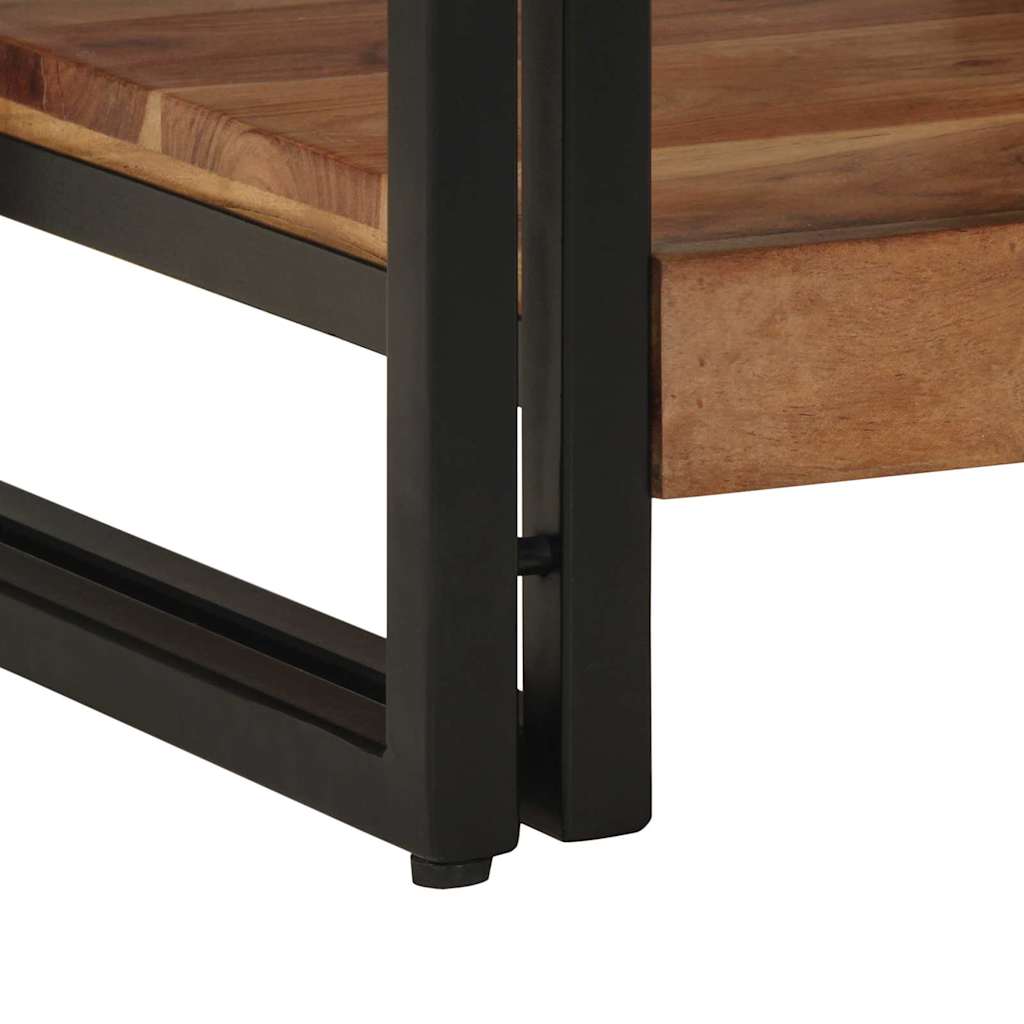 vidaXL Τραπεζάκι σαλονιού Καφέ 40 x 40 x 38 cm Στερεό Ξύλο Ακακίας