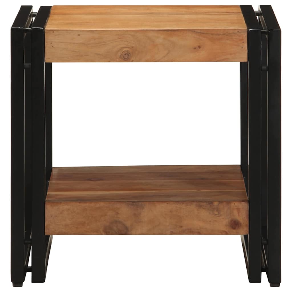 vidaXL Τραπεζάκι σαλονιού Καφέ 40 x 40 x 38 cm Στερεό Ξύλο Ακακίας