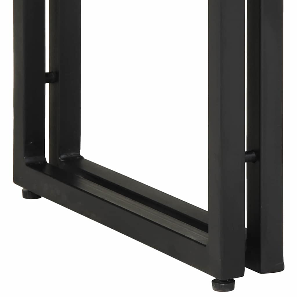 vidaXL Τραπέζι κονσόλας Καφέ 120 x 33 x 75 εκ Στερεό ξύλο μάνγκο