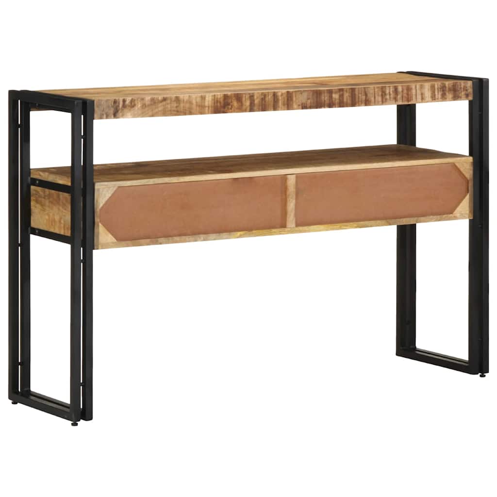 vidaXL Τραπέζι κονσόλας Καφέ 120 x 33 x 75 εκ Στερεό ξύλο μάνγκο