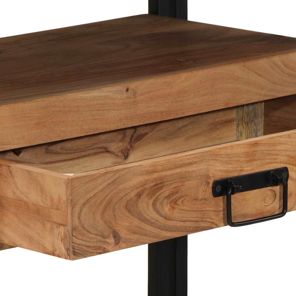 vidaXL Τραπέζι κονσόλας Καφέ 120 x 33 x 75 εκ Στερεό Ξύλο Ακακίας