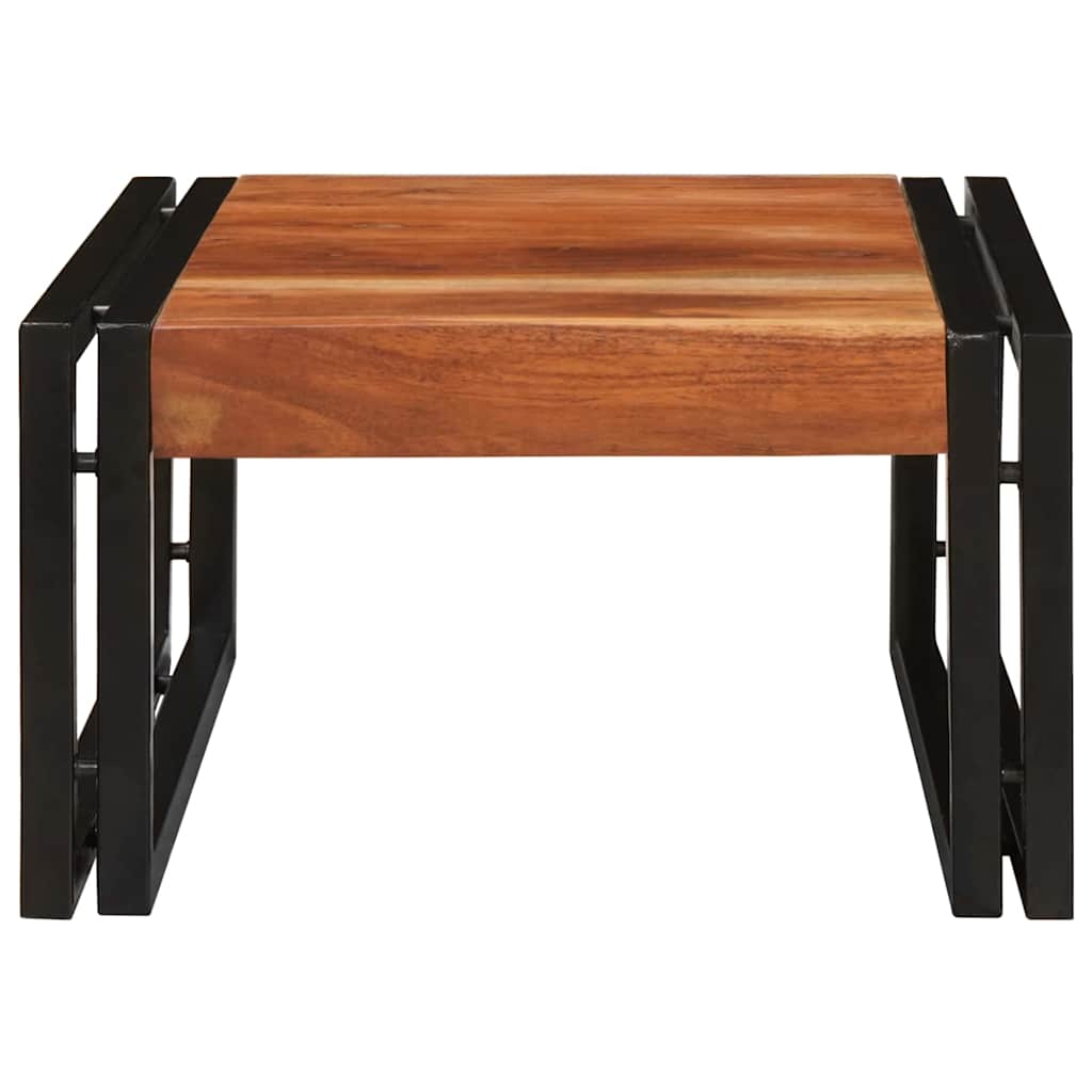 vidaXL Ράφι μπάνιου 40 x 50 x 23 εκ Μασίφ ξύλο μάνγκο και σίδερο