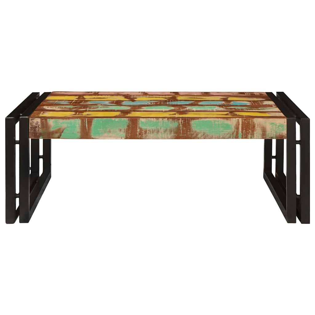 vidaXL Ράφι μπάνιου 65 x 50 x 23 εκ Μασίφ ξύλο μάνγκο και σίδερο