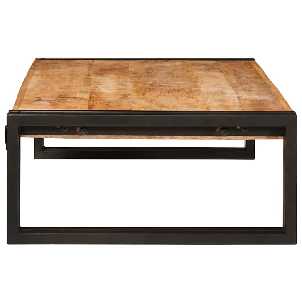 vidaXL Ράφι μπάνιου 80 x 50 x 23 εκ Μασίφ ξύλο μάνγκο και σίδερο