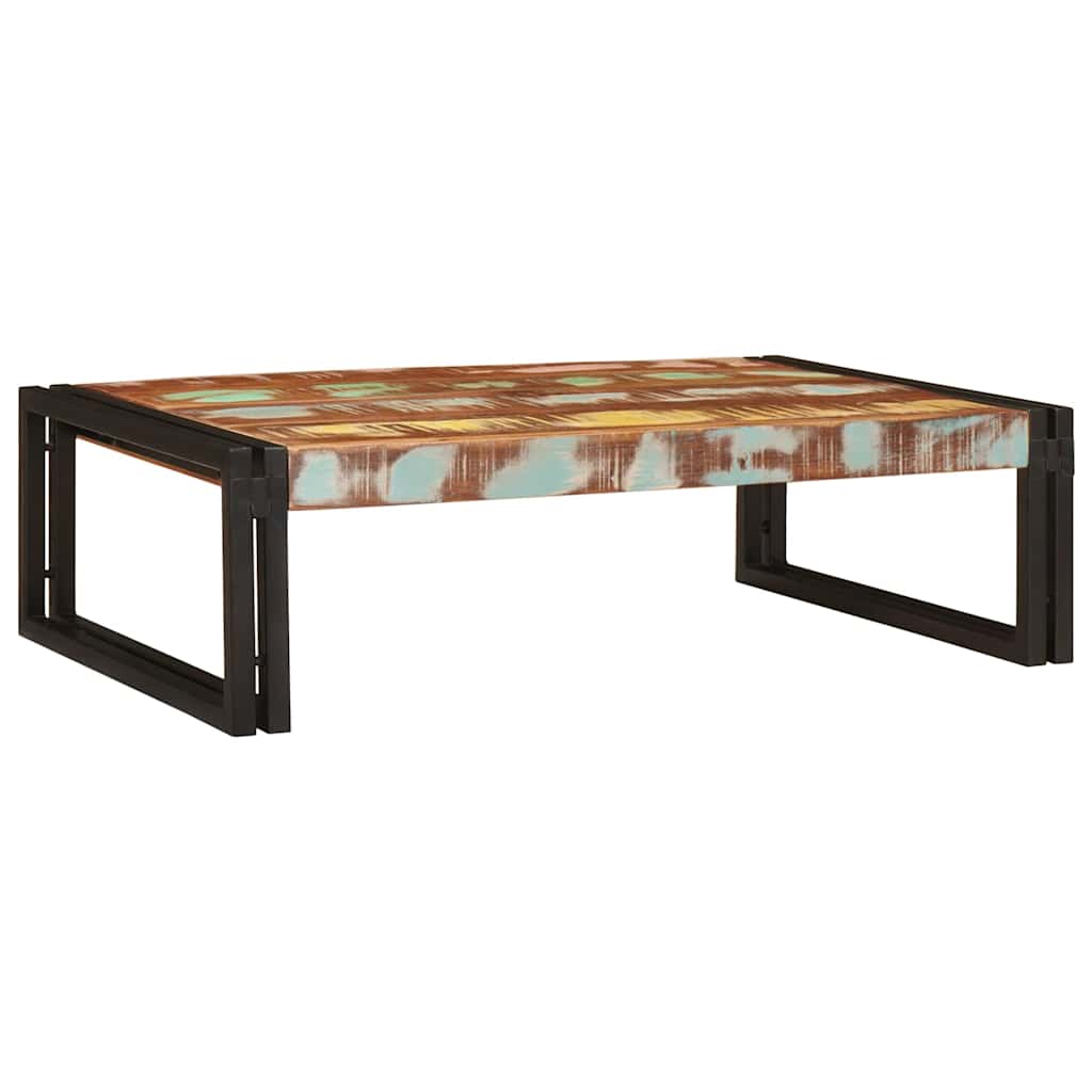 vidaXL Ράφι μπάνιου 80 x 50 x 23 εκ Μασίφ ξύλο μάνγκο και σίδερο