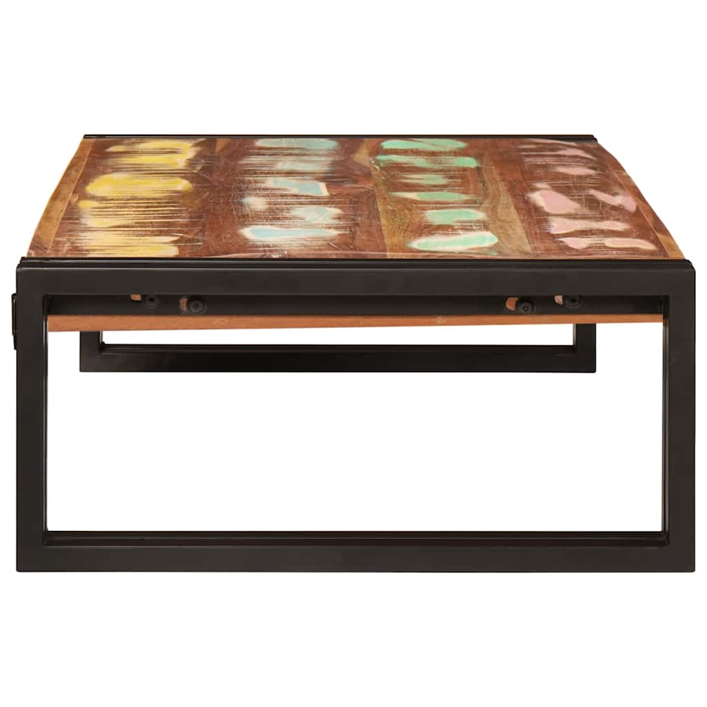 vidaXL Ράφι μπάνιου 80 x 50 x 23 εκ Μασίφ ξύλο μάνγκο και σίδερο