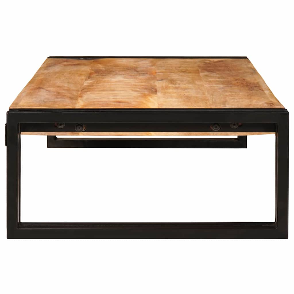 vidaXL Ράφι μπάνιου 100 x 50 x 23 εκ. Μασίφ ξύλο μάνγκο και σίδερο