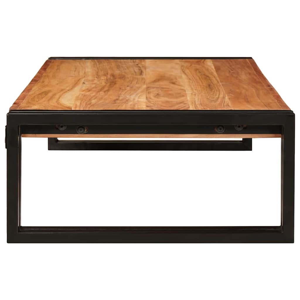 vidaXL Ράφι μπάνιου 100 x 50 x 23 εκ. Μασίφ ξύλο μάνγκο και σίδερο