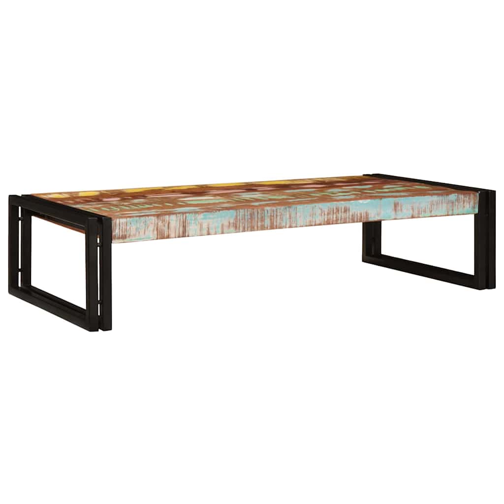 vidaXL Ράφι μπάνιου 100 x 50 x 23 εκ. Μασίφ ξύλο μάνγκο και σίδερο