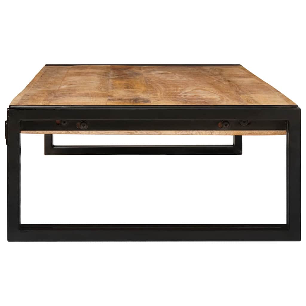 vidaXL Ράφι μπάνιου 120 x 50 x 23 εκ. Μασίφ ξύλο μάνγκο και σίδερο