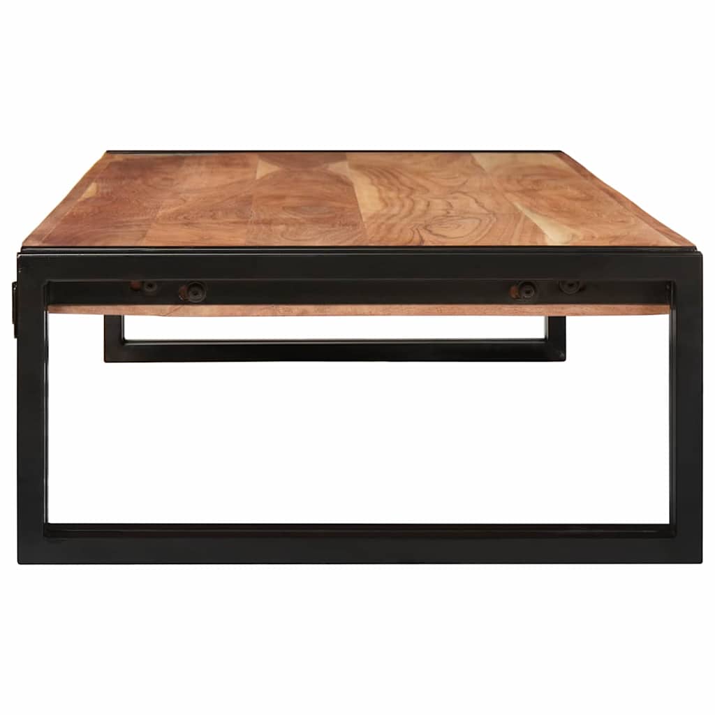 vidaXL Ράφι μπάνιου 120 x 50 x 23 εκ. Μασίφ ξύλο μάνγκο και σίδερο