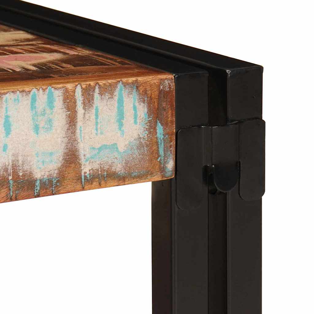 vidaXL Ράφι μπάνιου 120 x 50 x 23 εκ. Μασίφ ξύλο μάνγκο και σίδερο