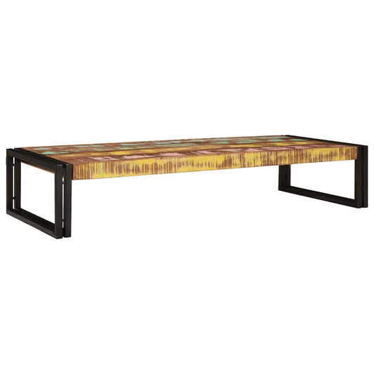 vidaXL Ράφι μπάνιου Πολύχρωμο 120 x 50 x 23 εκ. Στερεό ανακτημένο ξύλο