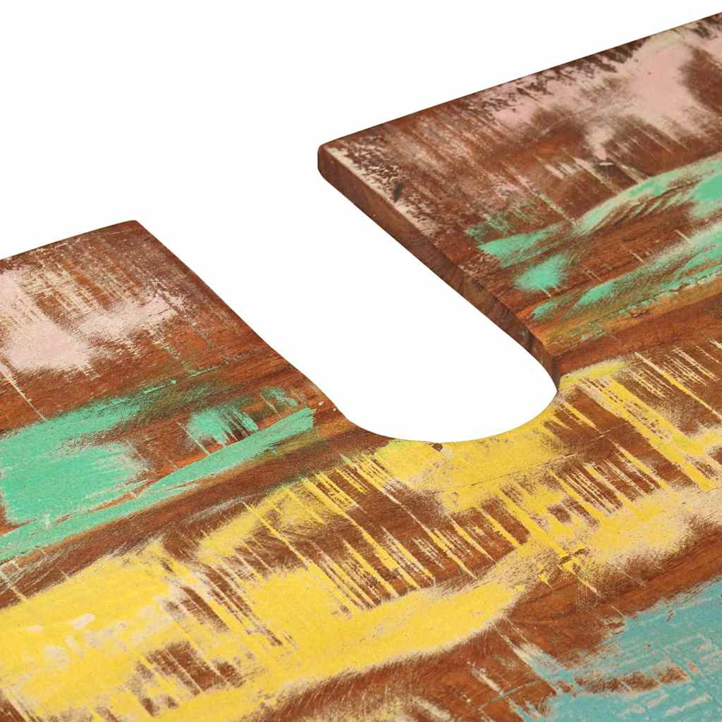 vidaXL Ντουλάπι νιπτήρα μπάνιου Μασίφ ανακυκλωμένο ξύλο και Σίδερο