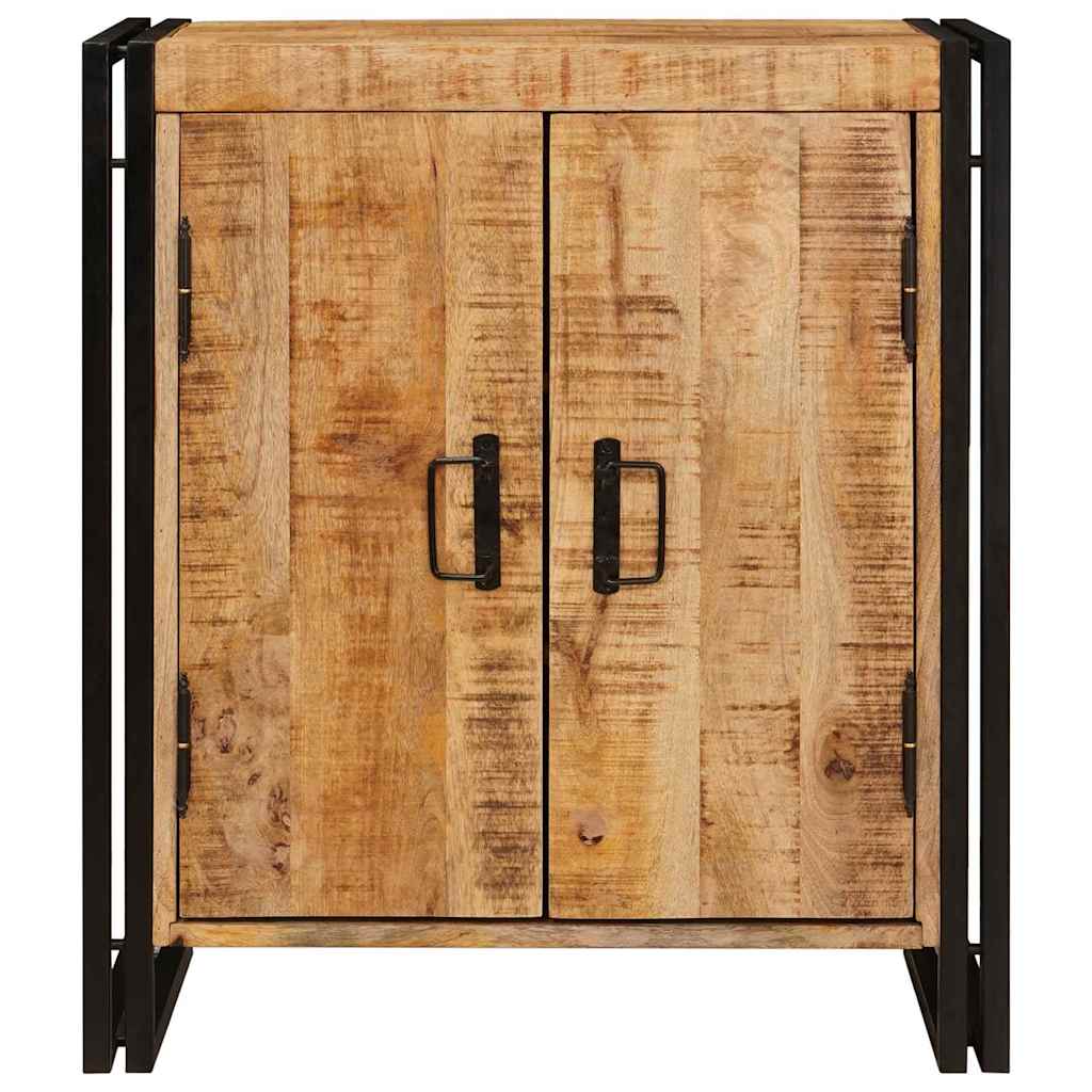 vidaXL Κομοδίνο Καφέ 38 x 33 x 58 εκ. Στέρεο τραχύ ξύλο μάνγκο