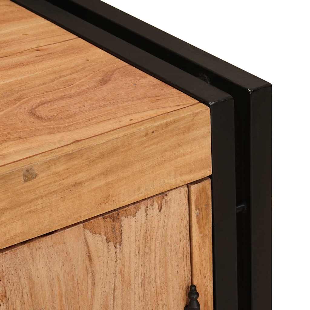 vidaXL Κομοδίνο Καφέ 38 x 33 x 58 εκ. Μασίφ ξύλο ακακίας