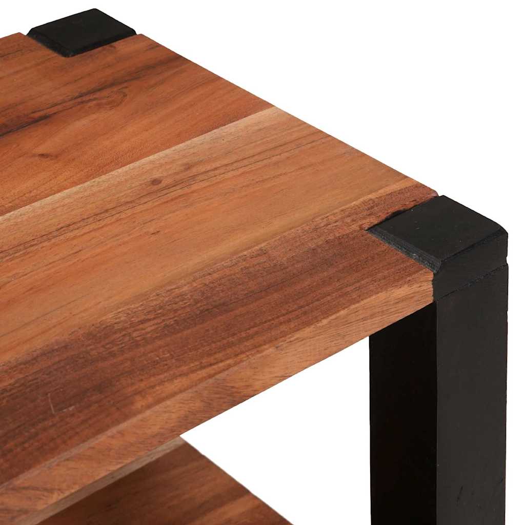 vidaXL Πλαϊνό γραφείο Καφέ 70 x 30 x 75 εκ Μασίφ ξύλο ακακίας