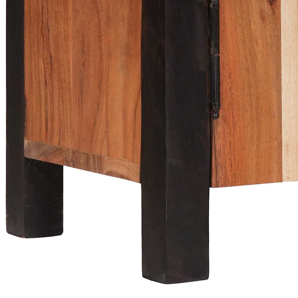 vidaXL Πλαϊνό γραφείο Καφέ 70 x 30 x 75 εκ Μασίφ ξύλο ακακίας